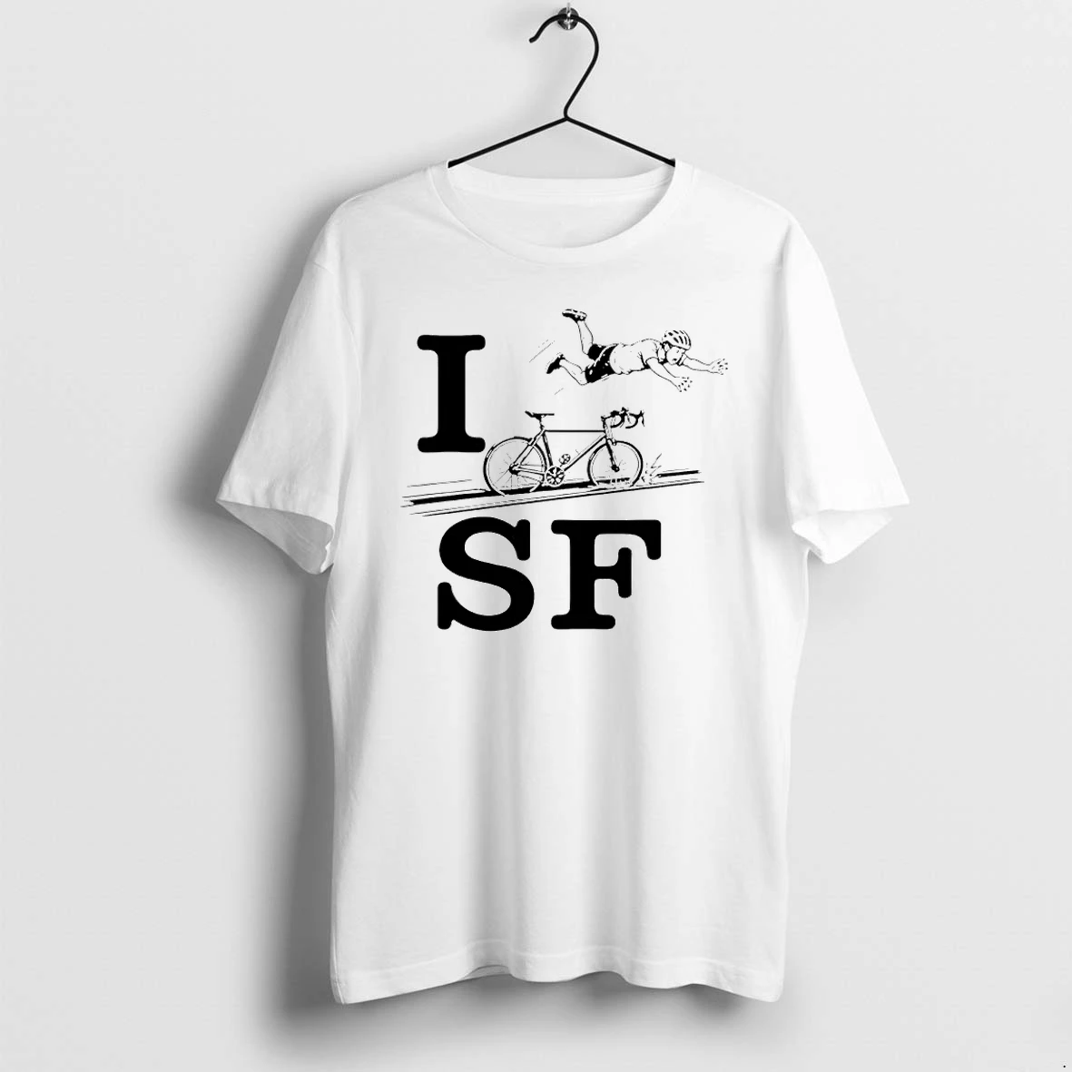 I Love San Francisco Cycling Accident Bike Tshirts Sweater Hoodie