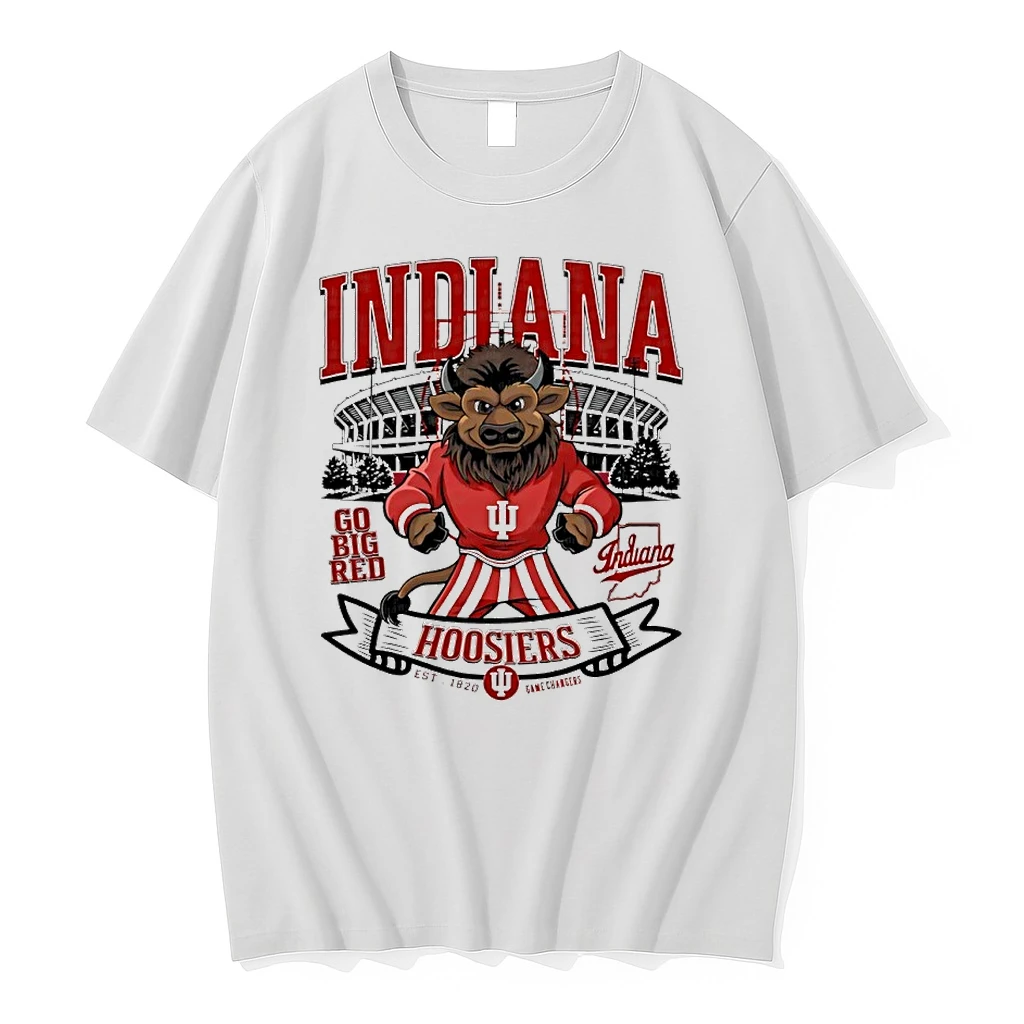 Indiana Hoosiers Go Big Red Mascot Est 1820 Tshirts Sweater Hoodie