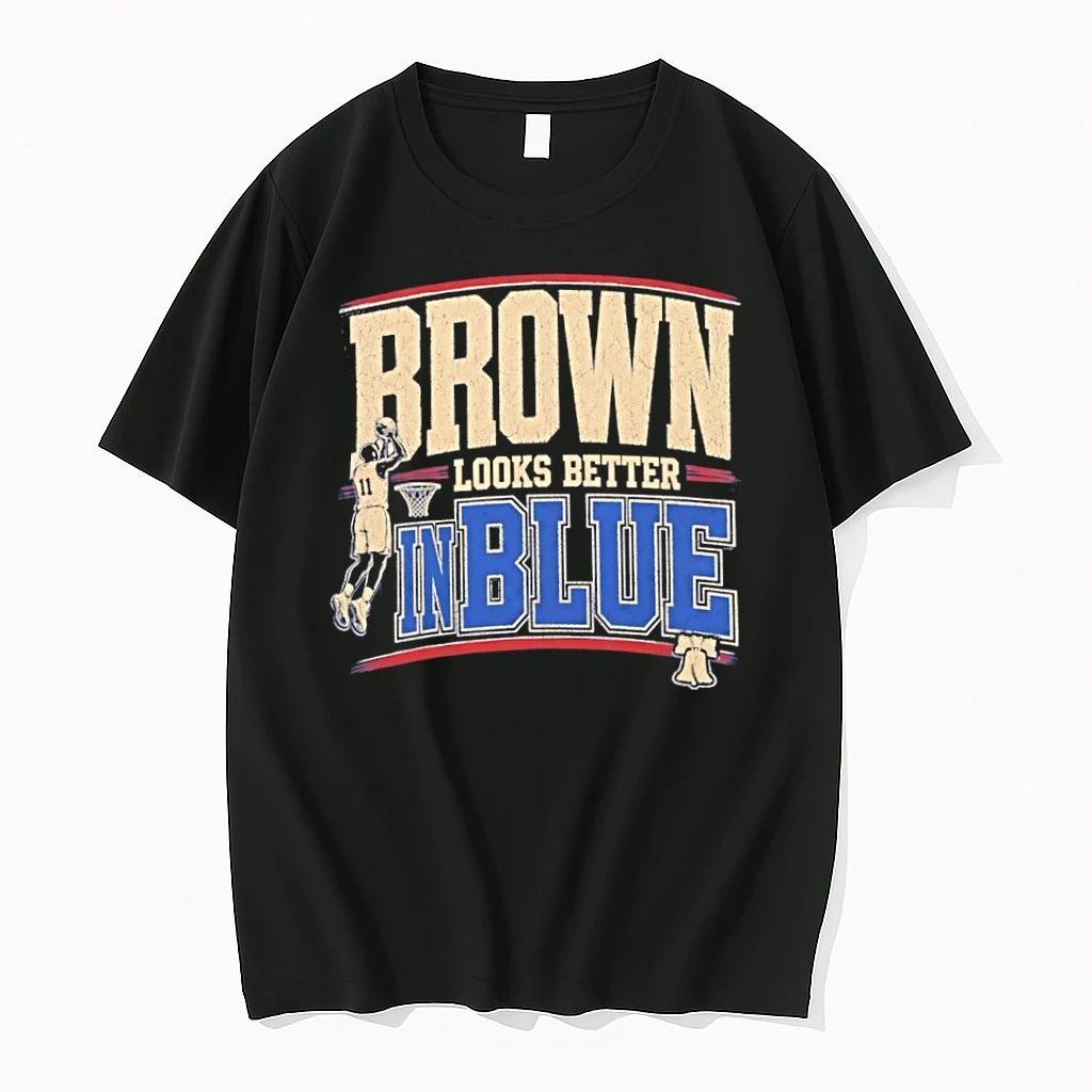 Jalen Brown Brown Looks Better In Blue Philadelphia 76ers Tshirts Sweater Hoodie