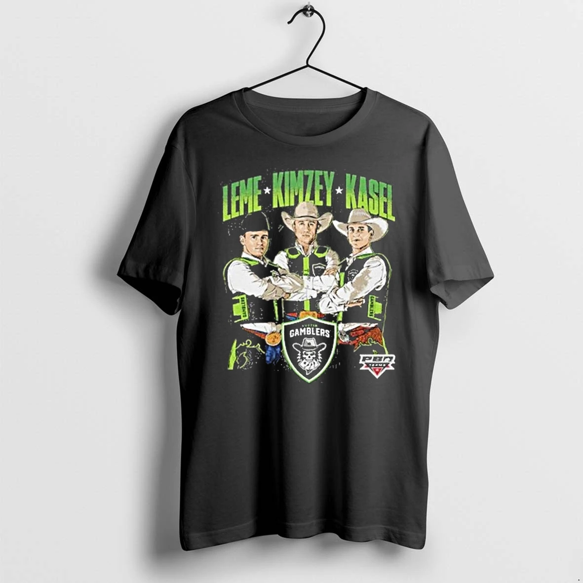 Leme Kimzey Kasel Austin Gamblers Pbr Trio Tshirts Sweater Hoodie