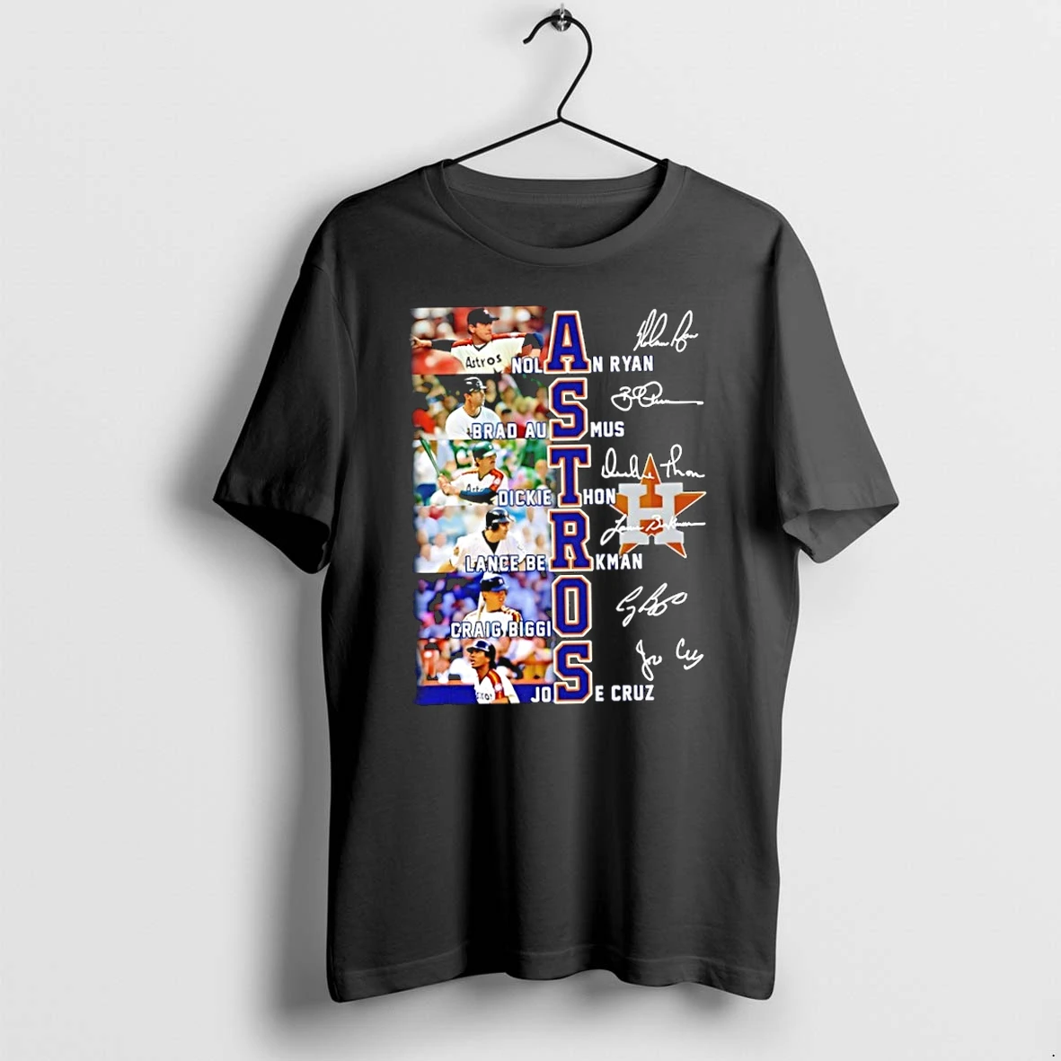 Nolan Ryan Brad Ausmus Dickie Thon Lance Berkman Craig Biggio Jose Cruz Houston Astros Tshirts Sweater Hoodie