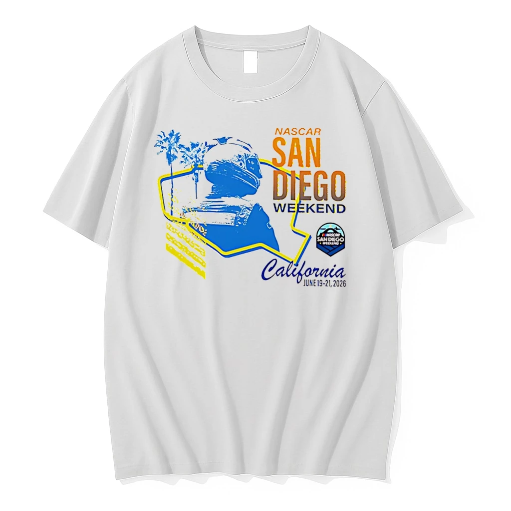 Officials 2026 San Diego Weekend Track Outline Graphic Tee T Shirt Sweater Hoodie