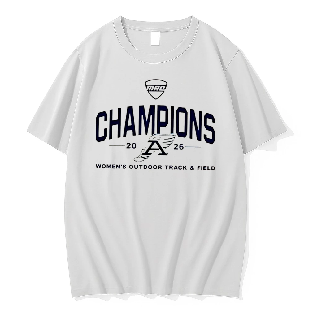 Officials Akron Zips Mac 2026 Womens Outdoor Track Field Champions Tee T Shirt Sweater Hoodie