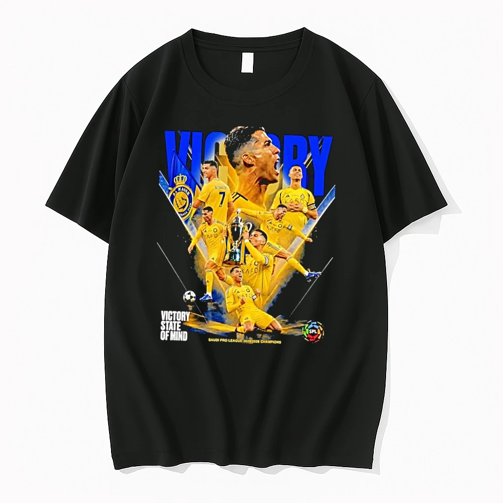 Officials Al Nassr Fc Ronaldo 7 Kafd Black T Shirt Sweater Hoodie