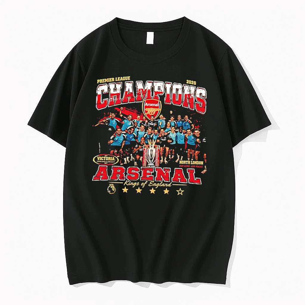 Officials Arsenal 2026 Premier League Champions King Of England Tee T Shirt Sweater Hoodie