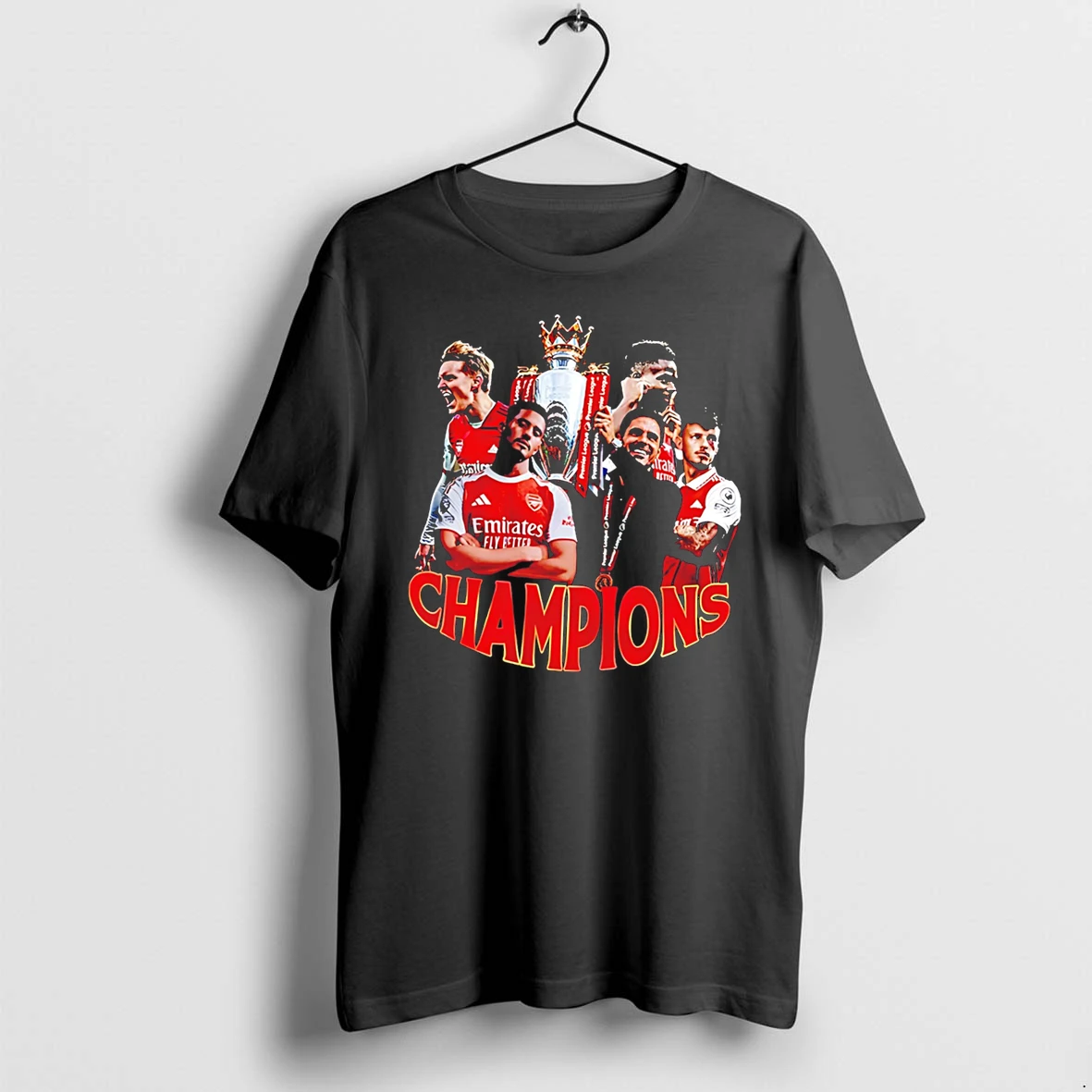 Officials Arsenal 2026 Premier League Champions Player Collage Tee T Shirt Sweater Hoodie
