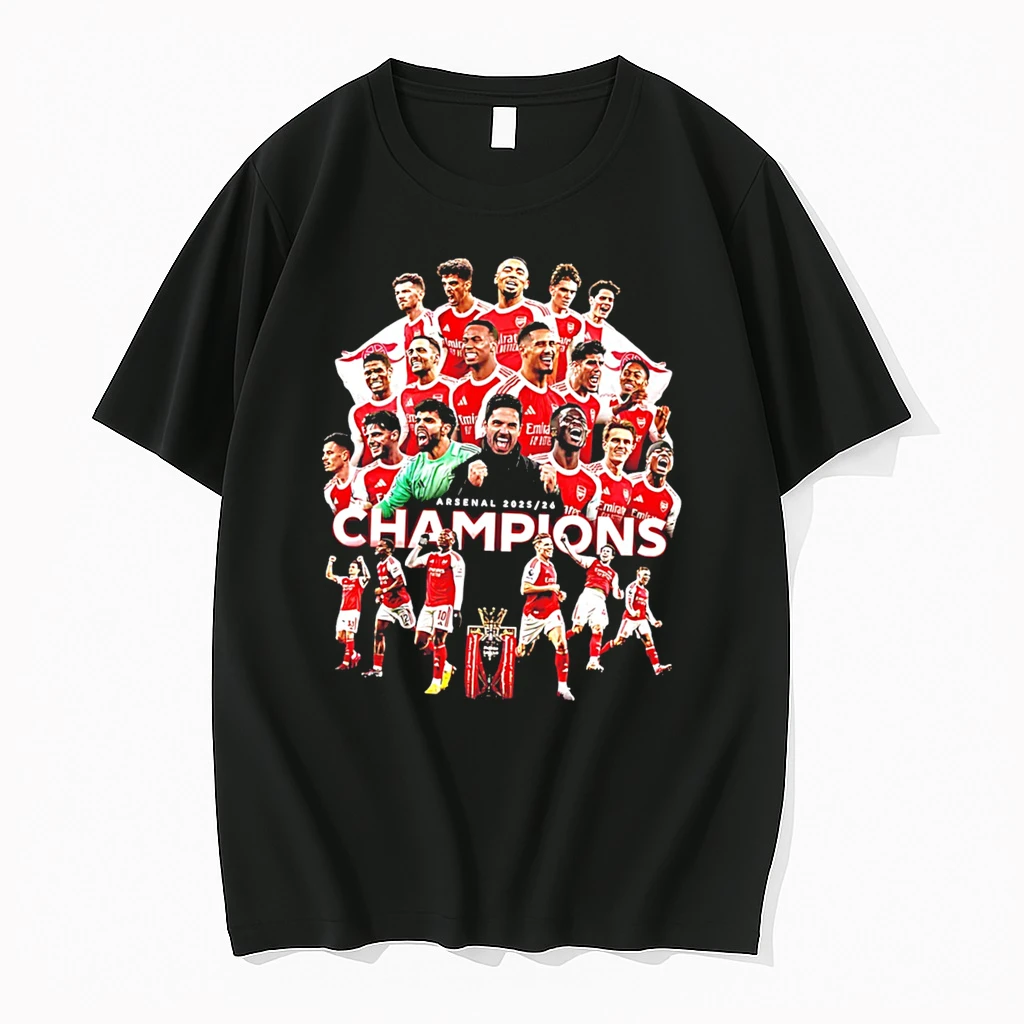 Officials Arsenal 2026 Premier League Champions Team Collage Tee T Shirt Sweater Hoodie