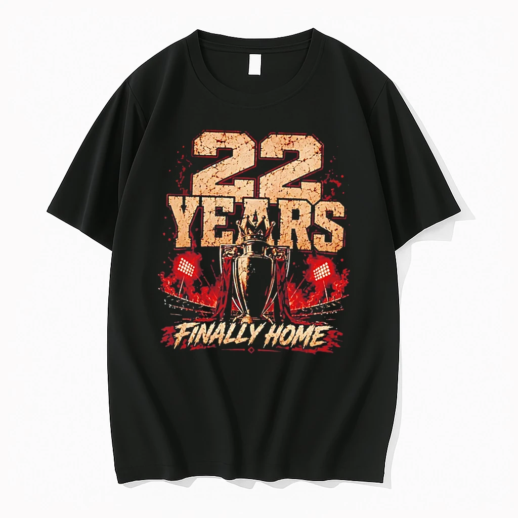Officials Arsenal 2026 Premier League Title 22 Years Finally Home Tee T Shirt Sweater Hoodie