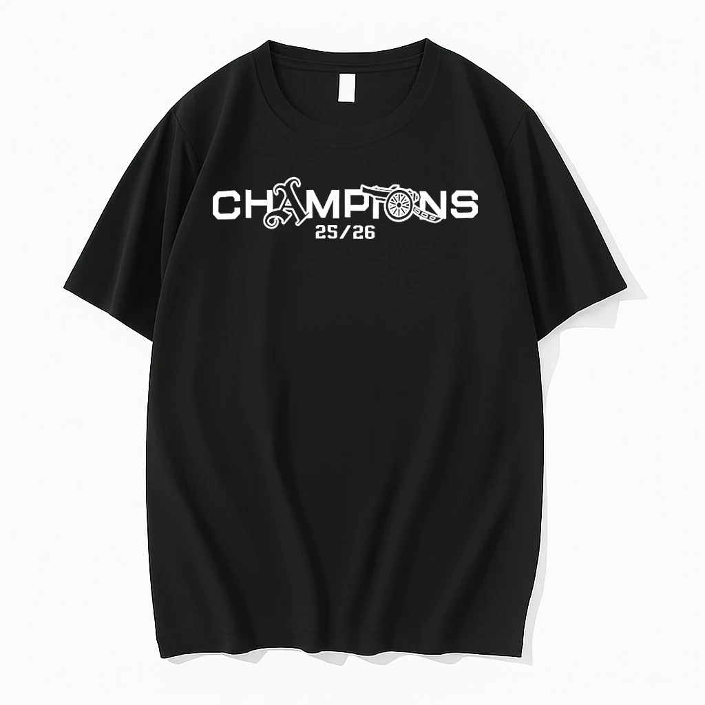 Officials Arsenal Champions Squad 25 26 Cannon T Shirt Sweater Hoodie
