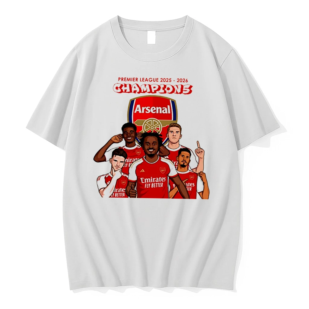 Officials Arsenal Fc Premier League Champions 25 26 Graphic Tee T Shirt Sweater Hoodie