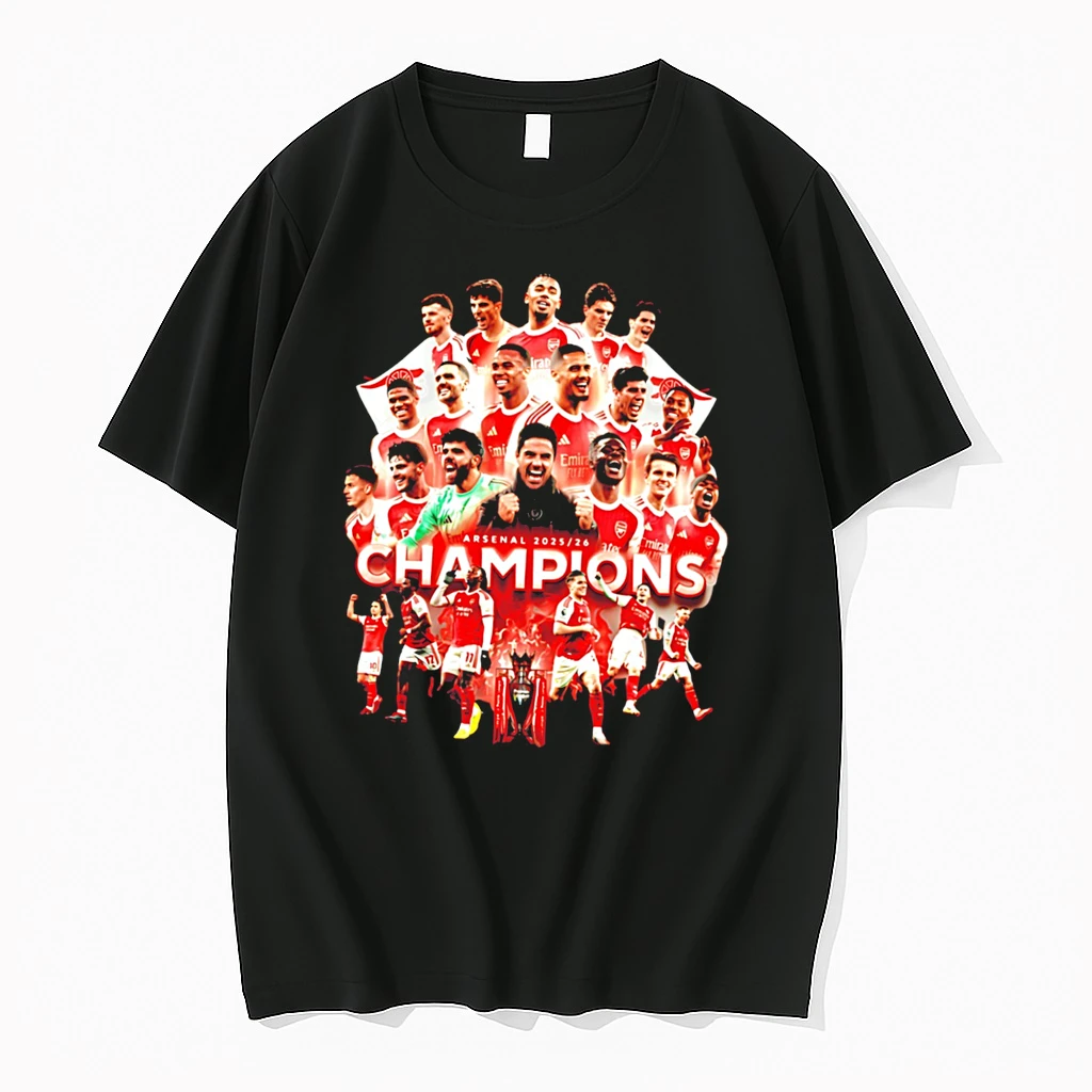 Officials Arsenal Fc Premier League Champions 25 26 Team Collage Tee T Shirt Sweater Hoodie