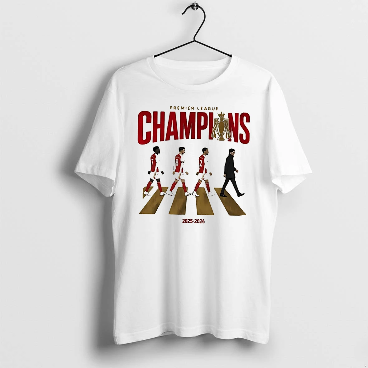 Officials Arsenal Premier League Champions 2025 2026 Abbey Road Tee T Shirt Sweater Hoodie