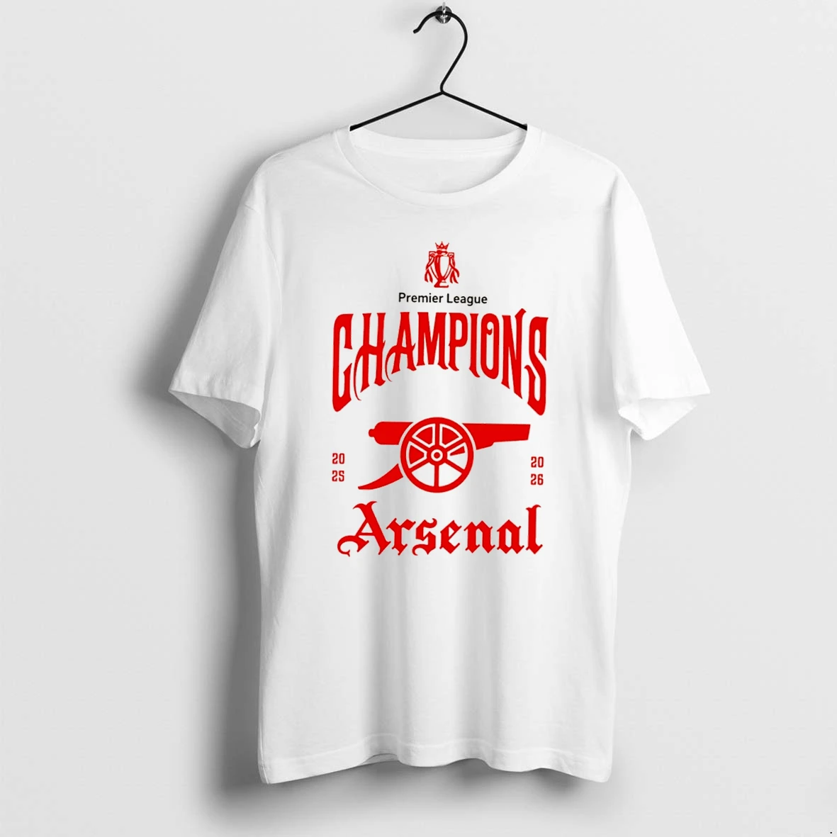 Officials Arsenal Premier League Champions 25 26 Gunners Tee T Shirt Sweater Hoodie