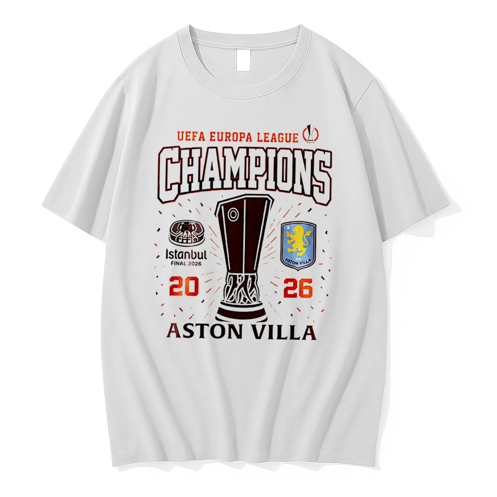 Officials Aston Villa Uefa Europa League Champions 2026 Trophy Tee T Shirt Sweater Hoodie