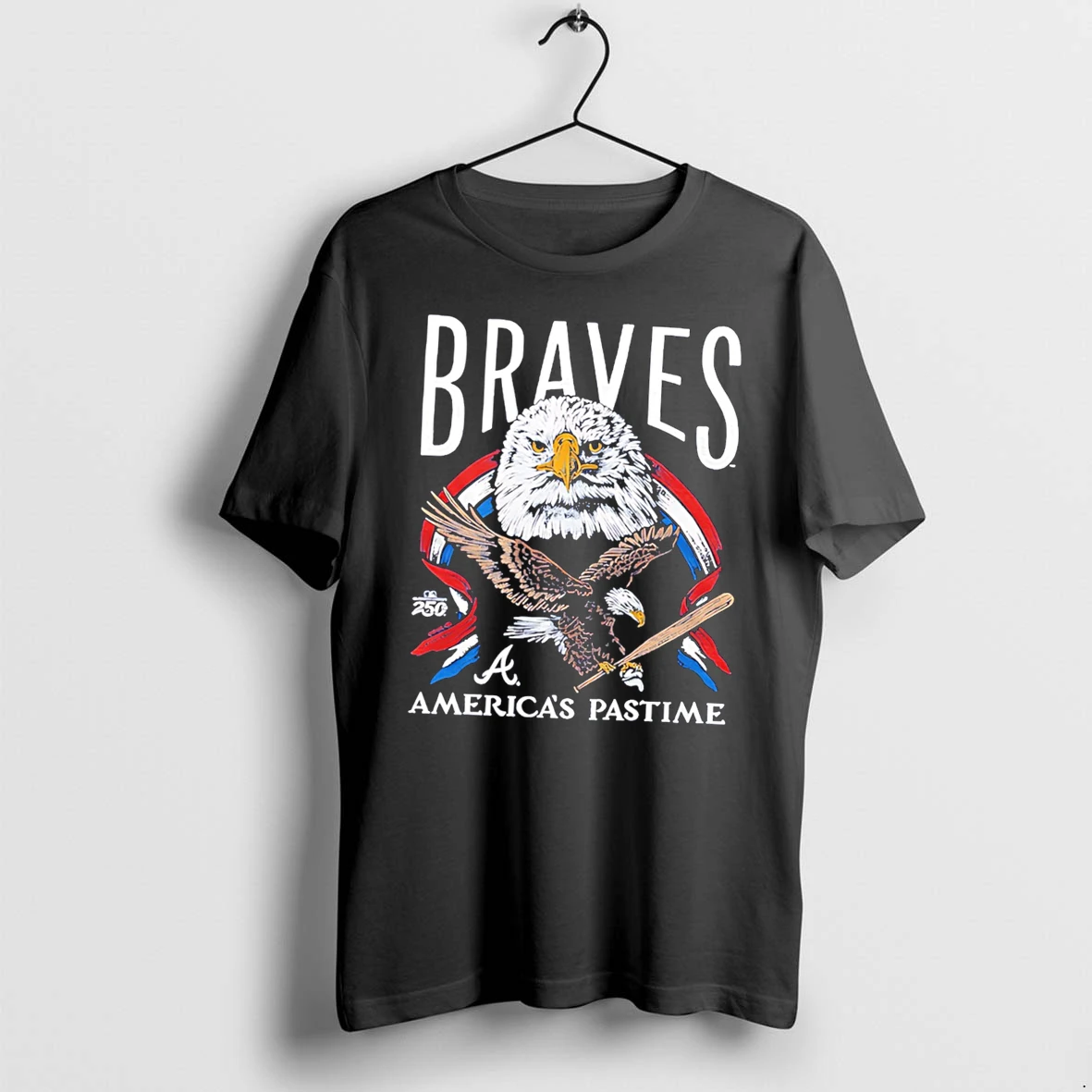 Officials Atlanta Braves Americas Pastime 250th Tri Blend Tee T Shirt Sweater Hoodie