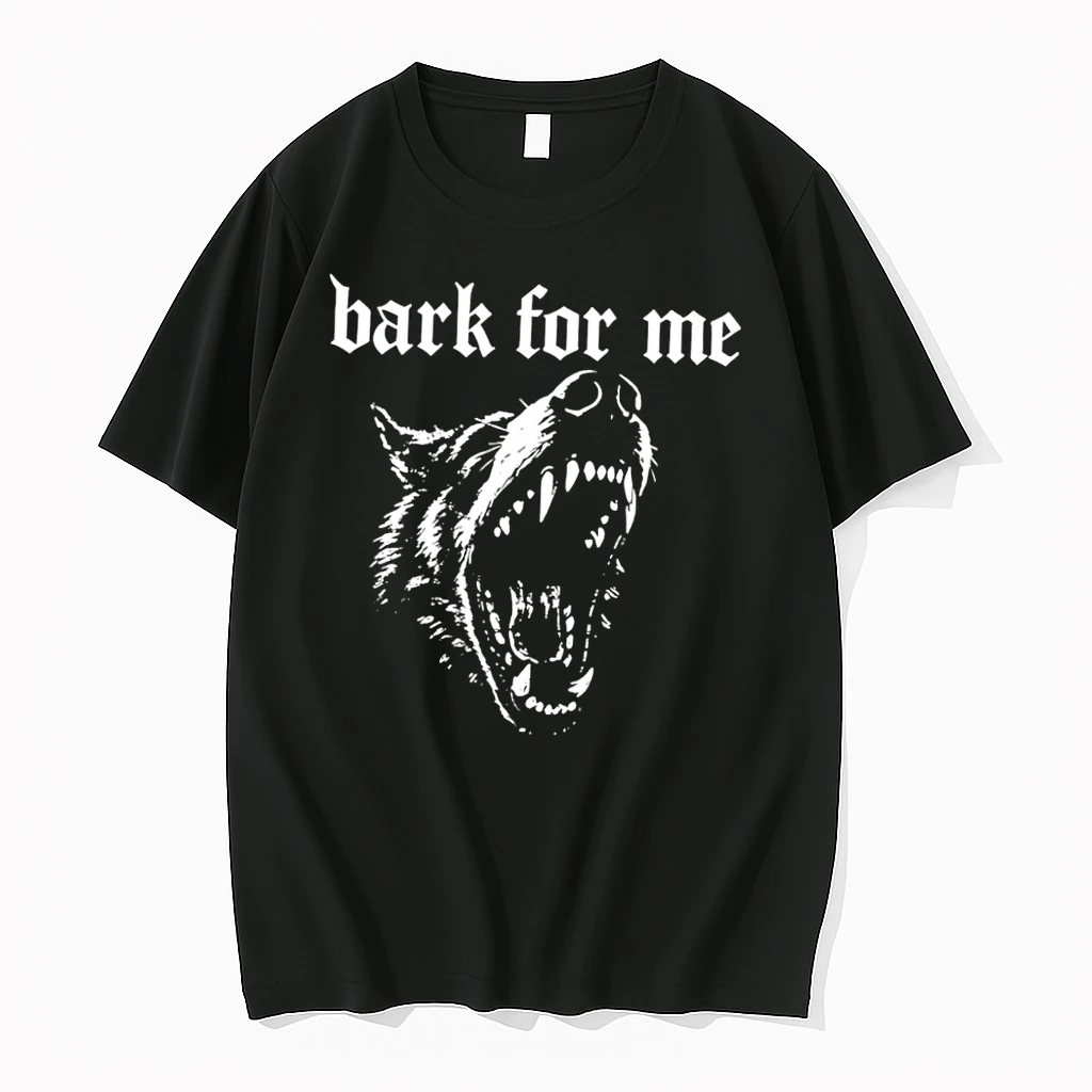 Officials Bark For Me Snarling Wolf Head Black T Shirt Sweater Hoodie
