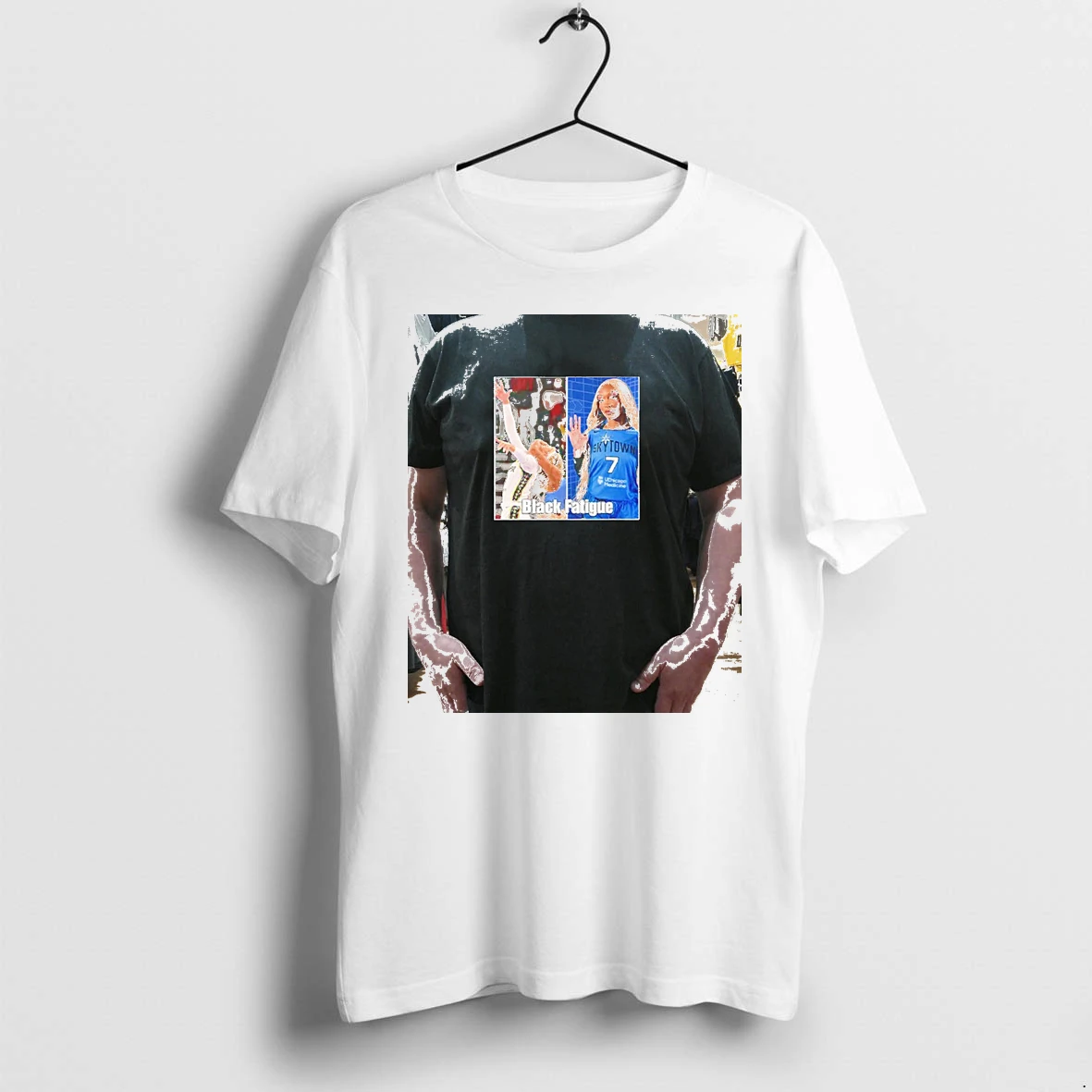 Officials Black Fatigue Dijonai Carrington Sophie Cunningham Hard Foul Meme Skytown Wnba Fan Premium T Shirt Sweatshirt Hoodie