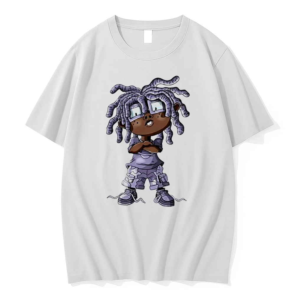 Officials Black Toddler Purple Dreadlocks Glasses Camo Shorts Cartoon Caricature White Womens T Shirt Sweater Hoodie