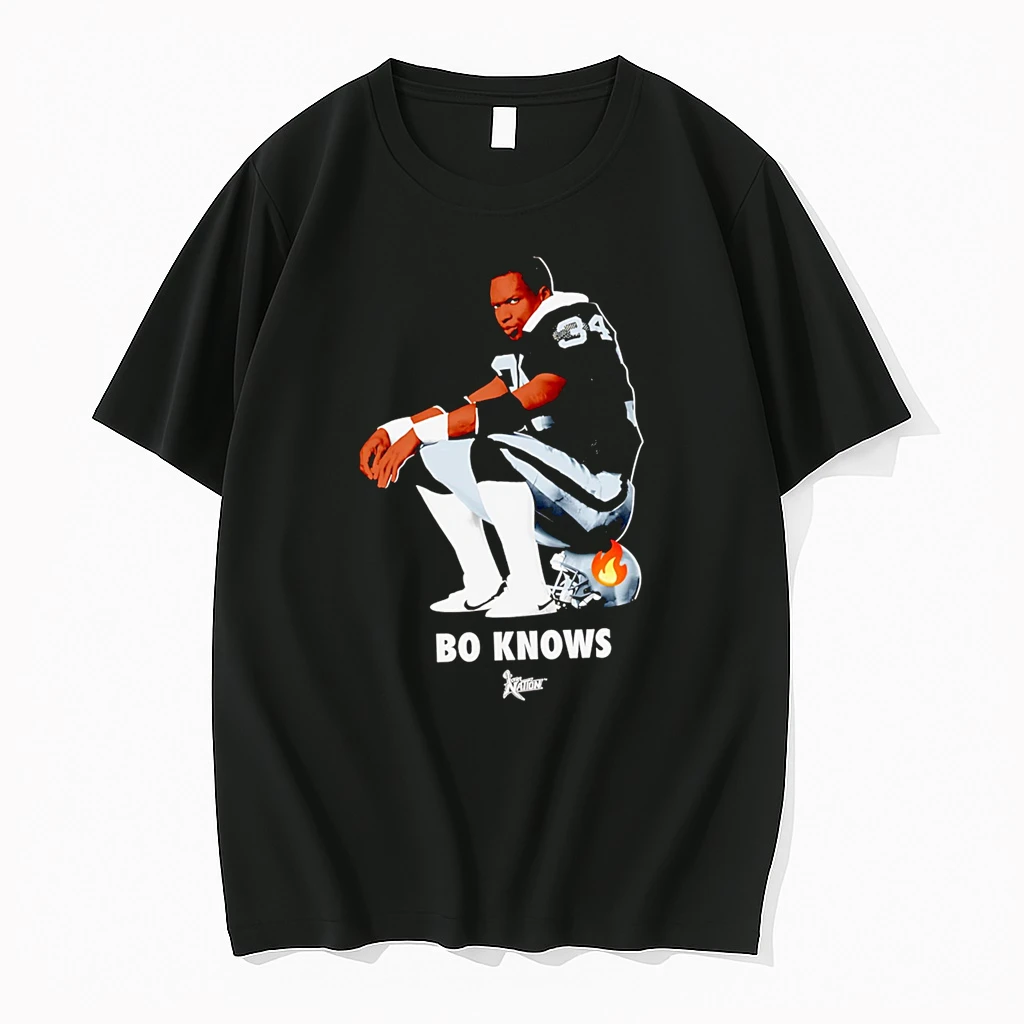 Officials Bo Knows Bo Jackson Raiders Premium T Shirt Sweatshirt Hoodie