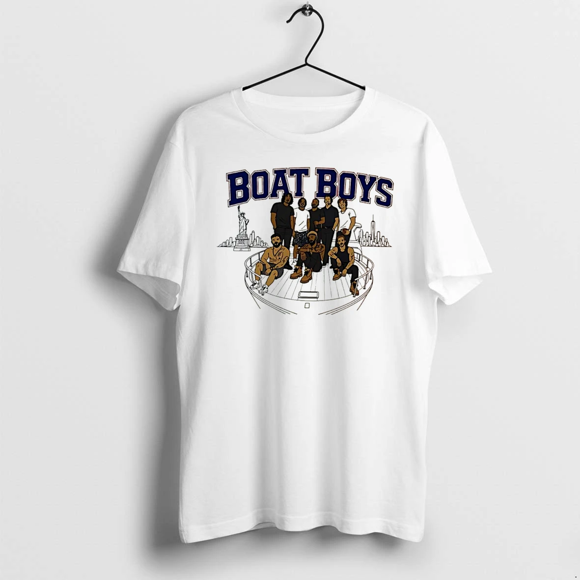 Officials Boat Boys New York Giant City Skyline Tee T Shirt Sweater Hoodie