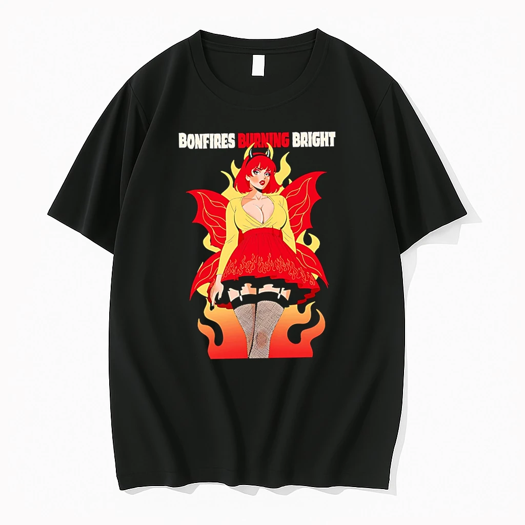 Officials Bonfires Burning Bright Devil Girl T Shirt Sweater Hoodie