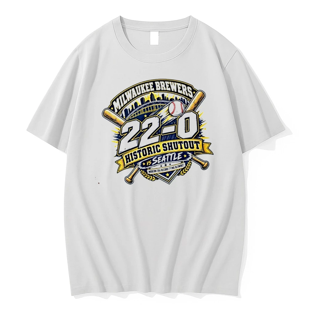 Officials Brewers 22 0 Historic Shutout T Shirt Sweater Hoodie