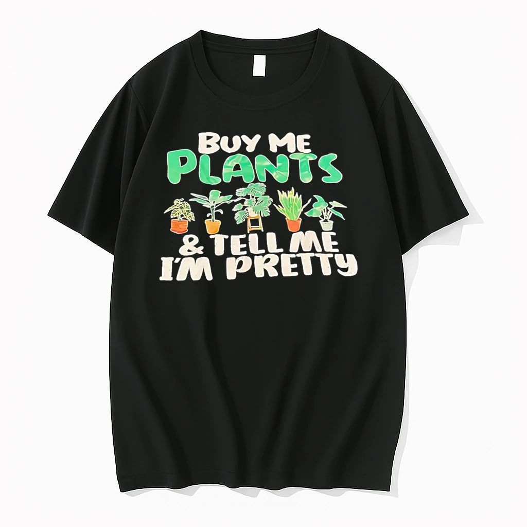 Officials Buy Me Plants And Tell Me Im Pretty Plant Lover Premium T Shirt Sweatshirt Hoodie