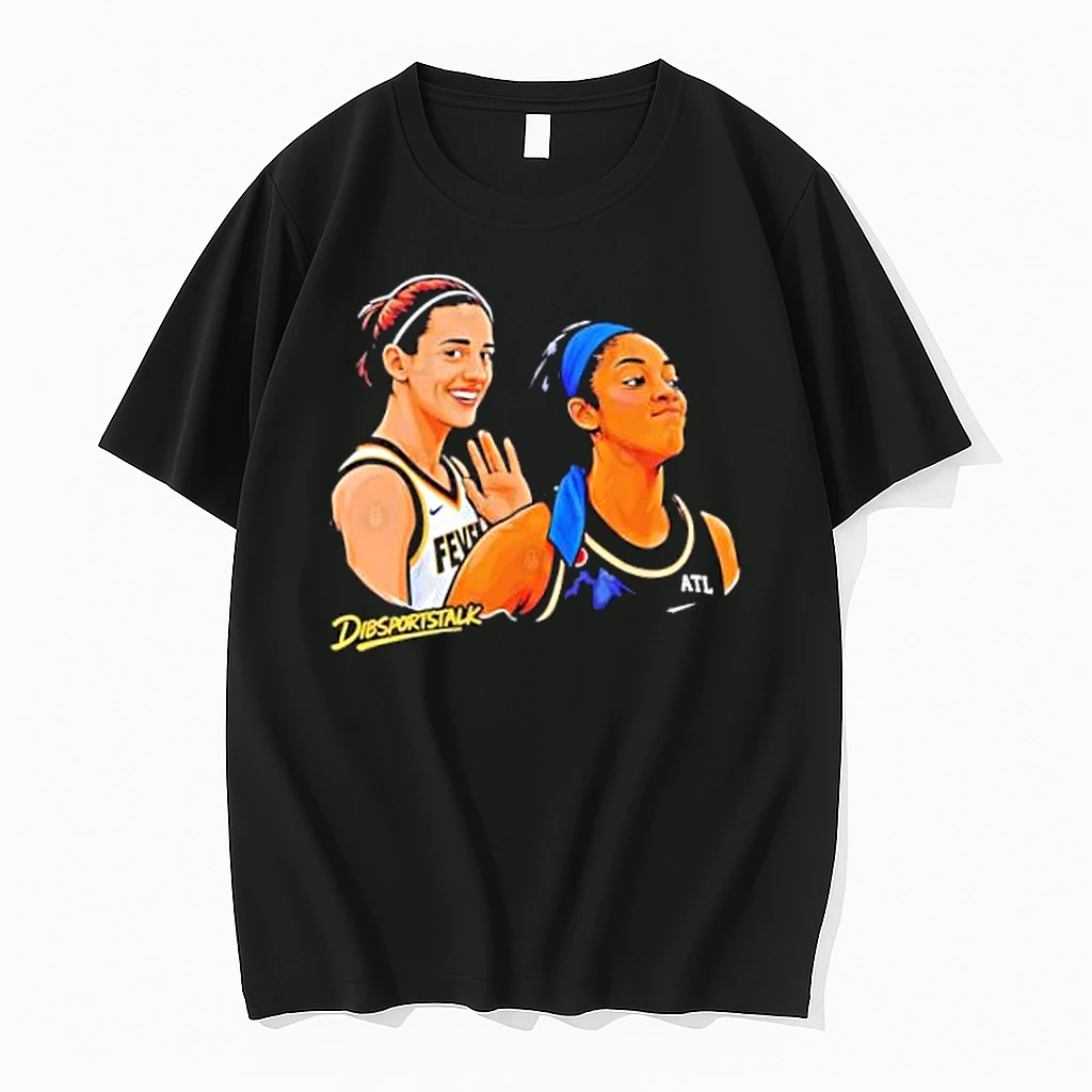 Officials Caitlin Clark Indiana Fever And Rhyne Howard Atlanta Dream Merch T Shirt Sweater Hoodie