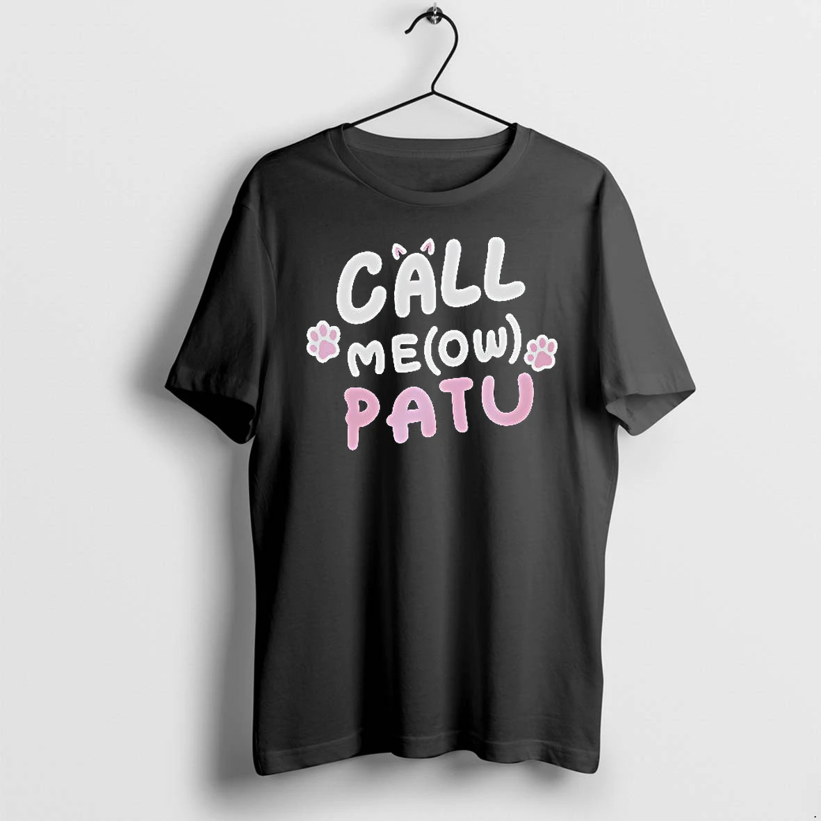 Officials Call Me Ow Patu With Cat Ears And Paw Premium T Shirt Sweatshirt Hoodie