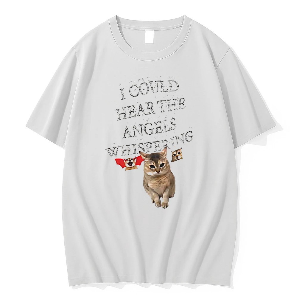 Officials Cat I Could Hear The Angels Whispering Premium T Shirt Sweatshirt Hoodie