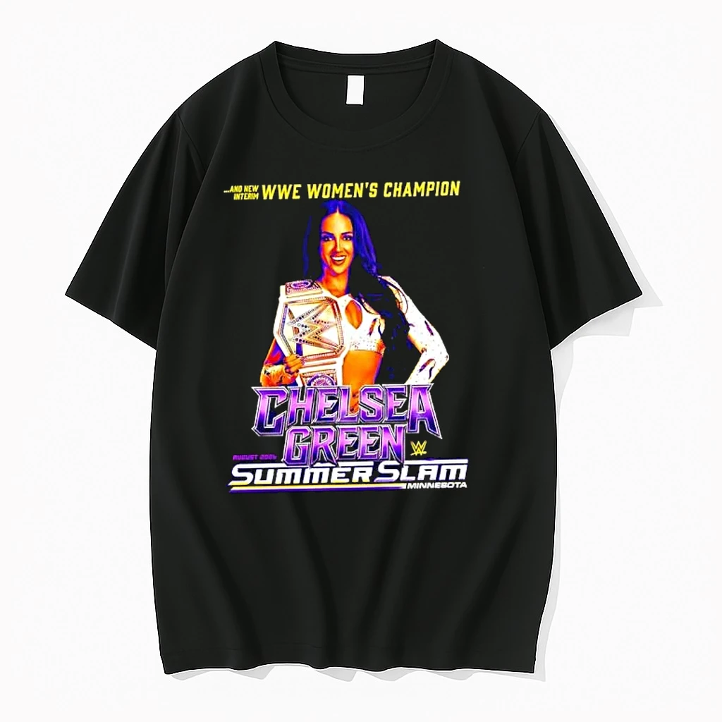 Officials Chelsea Green Wwe Summer Slam 2026 Interim Womens Champion Premium T Shirt Sweatshirt Hoodie