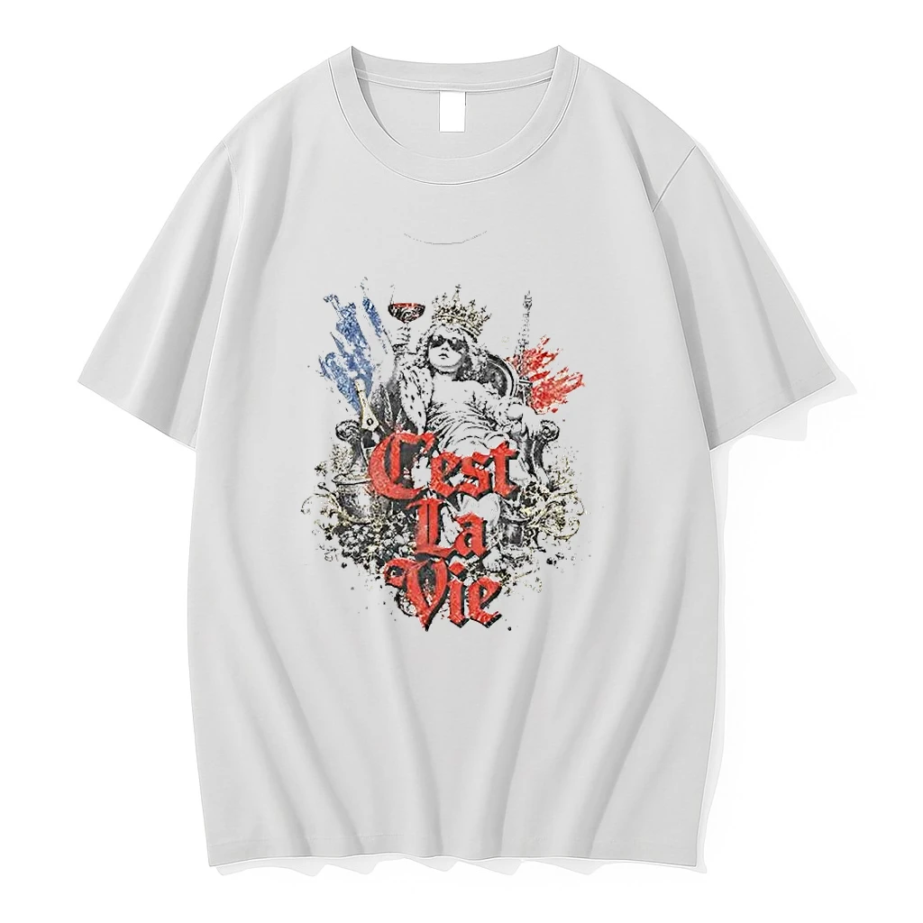 Officials Cherub And Eiffel Tower Cest La Vie French Culture Premium T Shirt Sweatshirt Hoodie