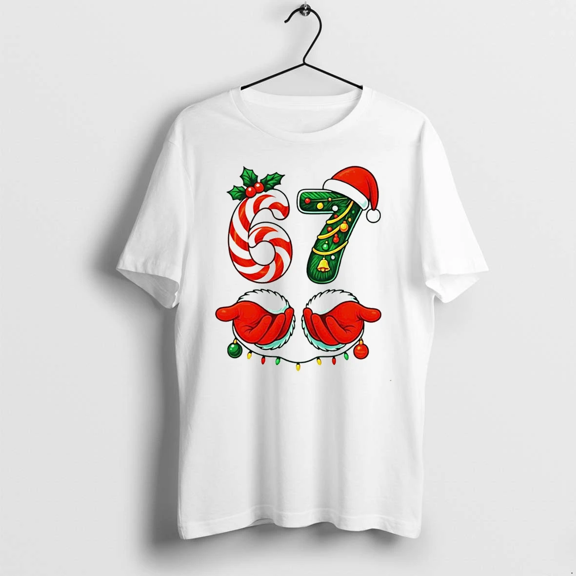 Officials Christmas 6 7 Meme Festive Gen Alpha Slang T Shirt Sweater Hoodie