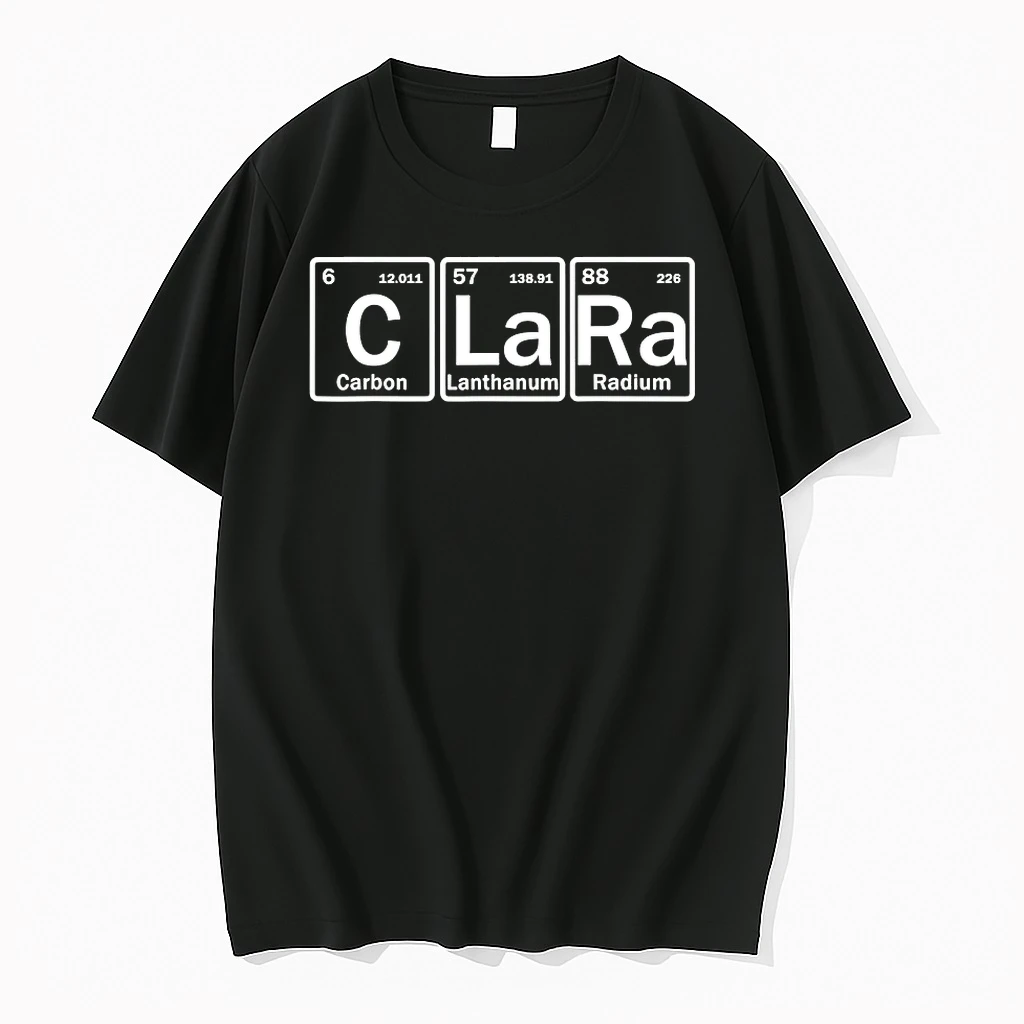 Officials Clara Name Personalized In Periodic Table Elements T Shirt Sweater Hoodie