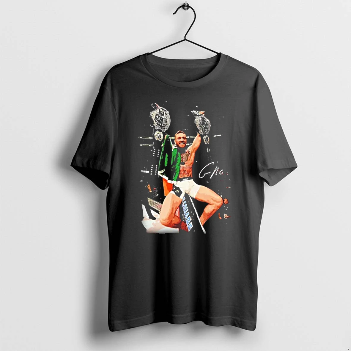 Officials Conor Mcgregor Ufc Champion Double Belt T Shirt Sweater Hoodie
