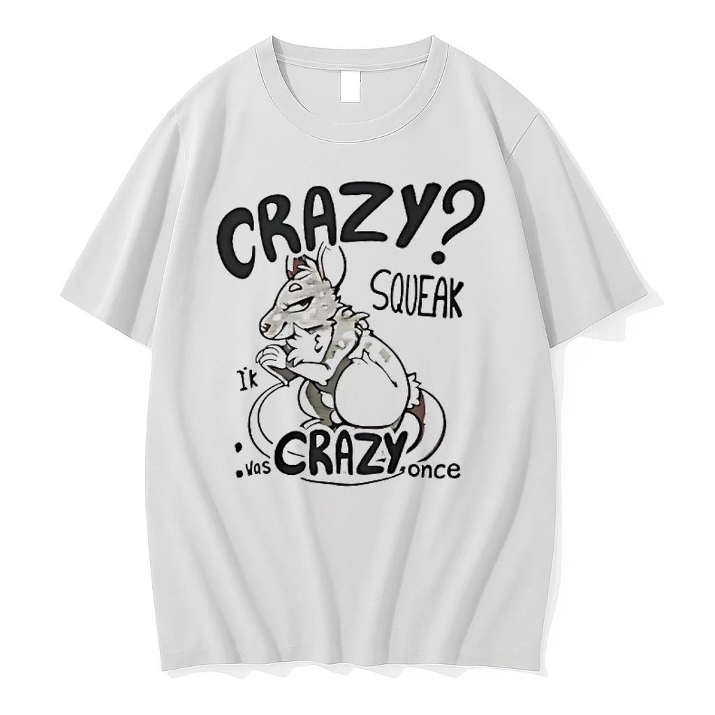 Officials Crazy I Was Crazy Once Squeak Rat Internet Meme Premium T Shirt Sweatshirt Hoodie