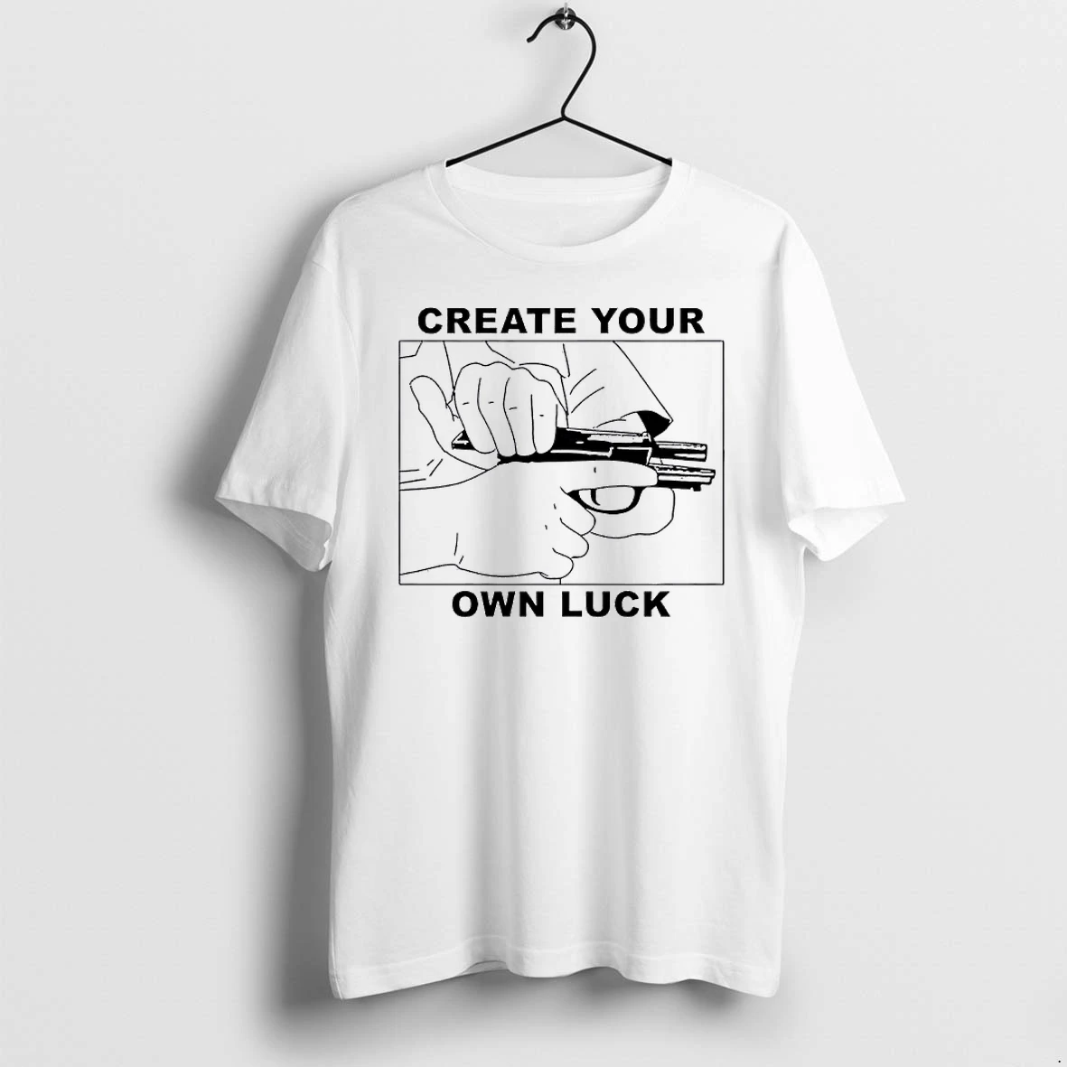 Officials Create Your Own Luck Handgun Pistol Firearm Premium T Shirt Sweatshirt Hoodie
