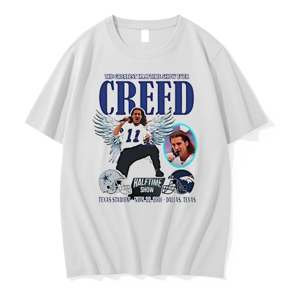 Officials Creed The Greatest Halftime Show Ever Texas Stadium 2001 Premium T Shirt Sweatshirt Hoodie