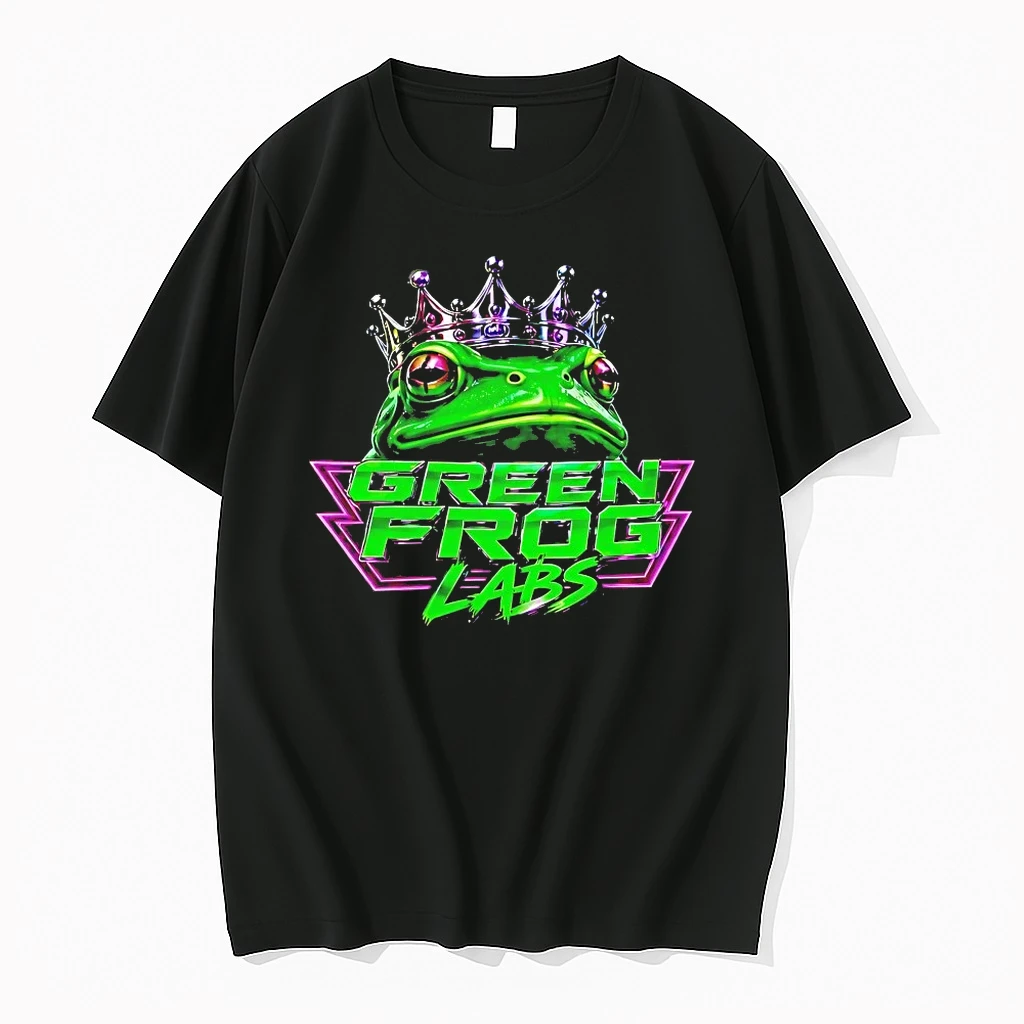 Officials Crown Frog Green Frog Labs T Shirt Sweater Hoodie