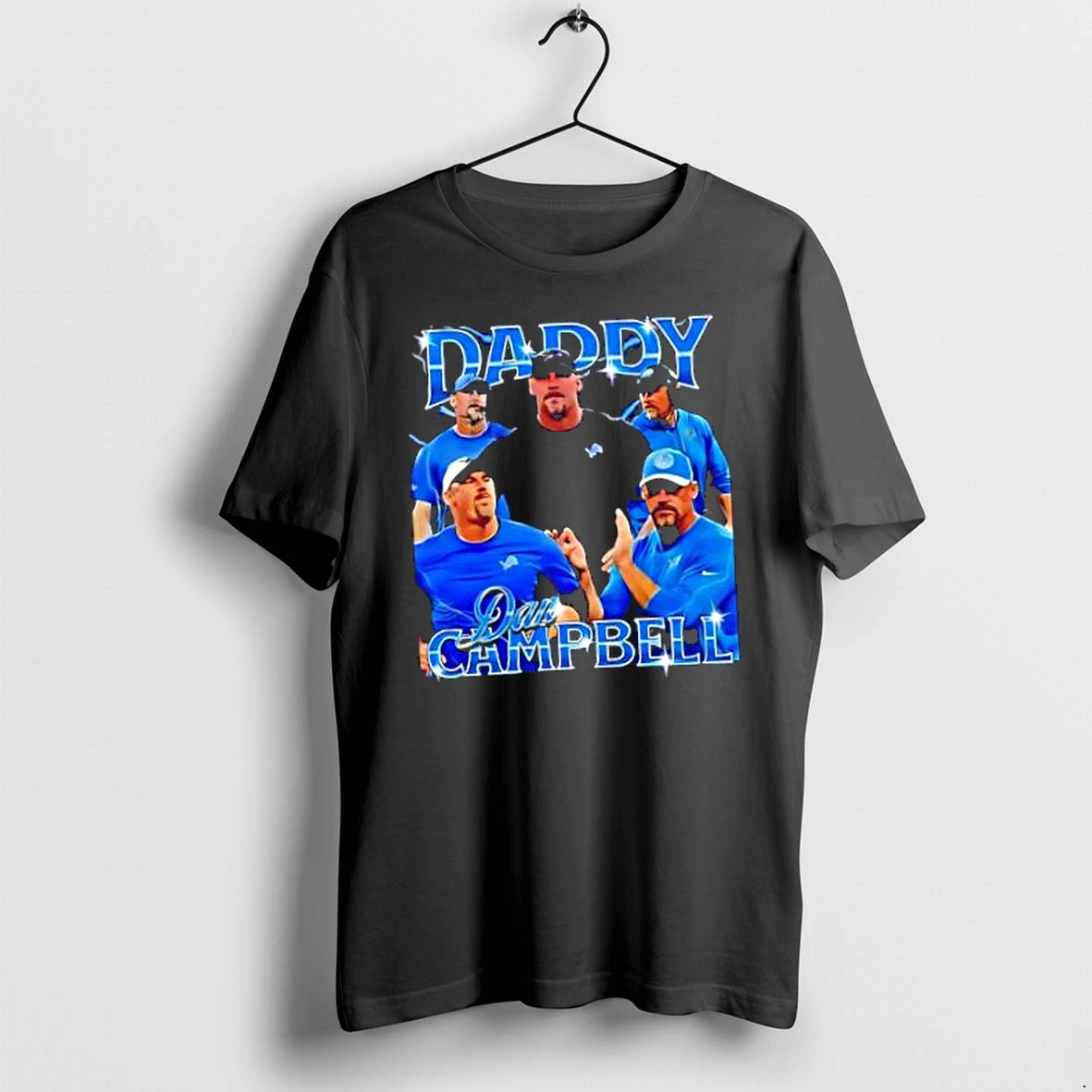 Officials Daddy Dan Campbell Detroit Lions Merch T Shirt Sweater Hoodie