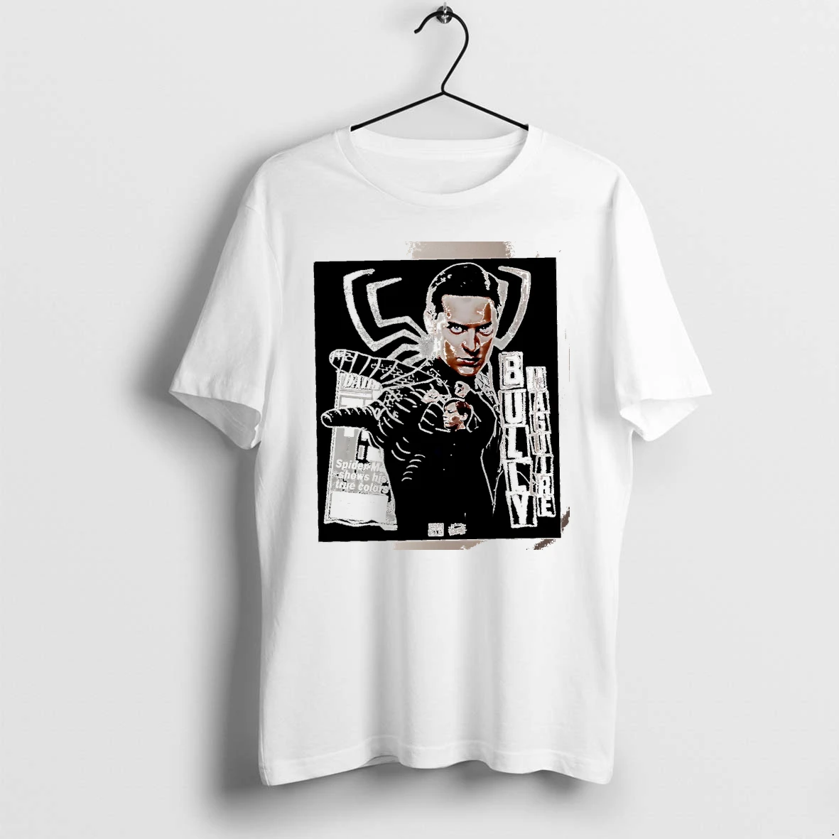 Officials Daily Bugle Spider Man Shows His True Colors Bully Maguire White Premium T Shirt Sweatshirt Hoodie