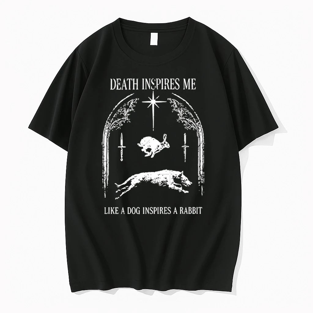 Officials Death Inspires Me Like A Dog Inspires A Rabbit Premium T Shirt Sweatshirt Hoodie