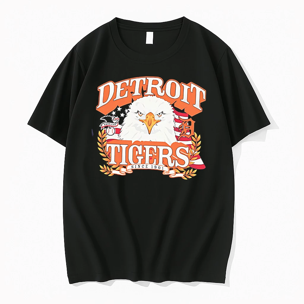 Officials Detroit Tigers Americana Eagle Celebrating Americas 250th Tee T Shirt Sweater Hoodie