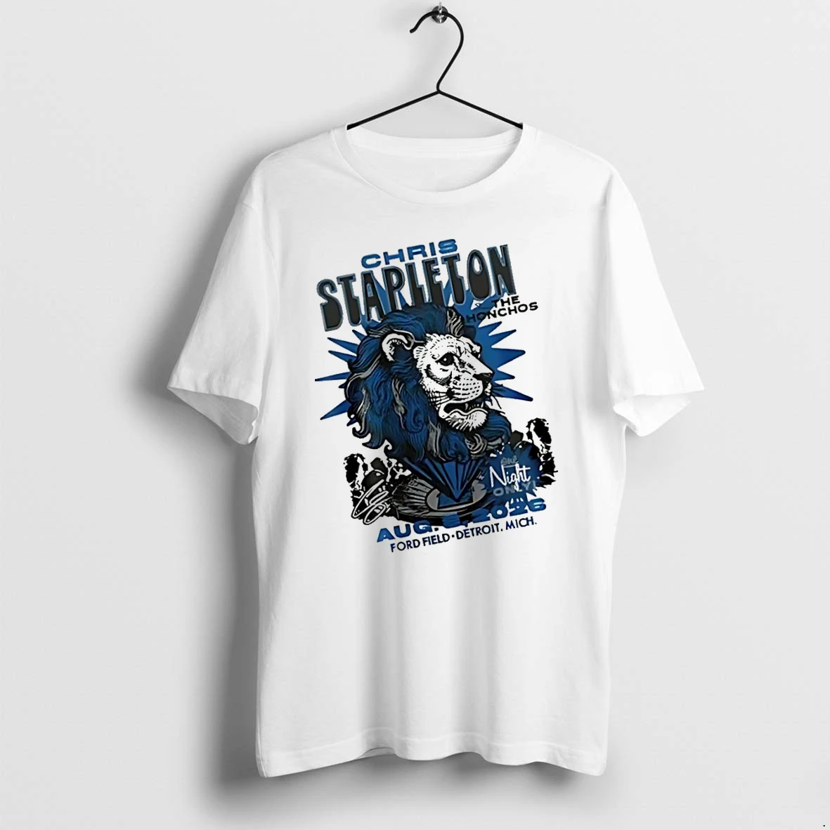 Officials Detroit Tigers X Chris Stapleton Show 2026 Game Night Nfl Graphic Premium T Shirt Sweatshirt Hoodie