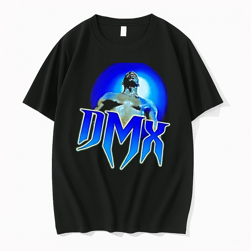 Officials Dmx Shirtless Rapper Looking Upward Blue Spotlight Bootleg Mens T Shirt Sweater Hoodie