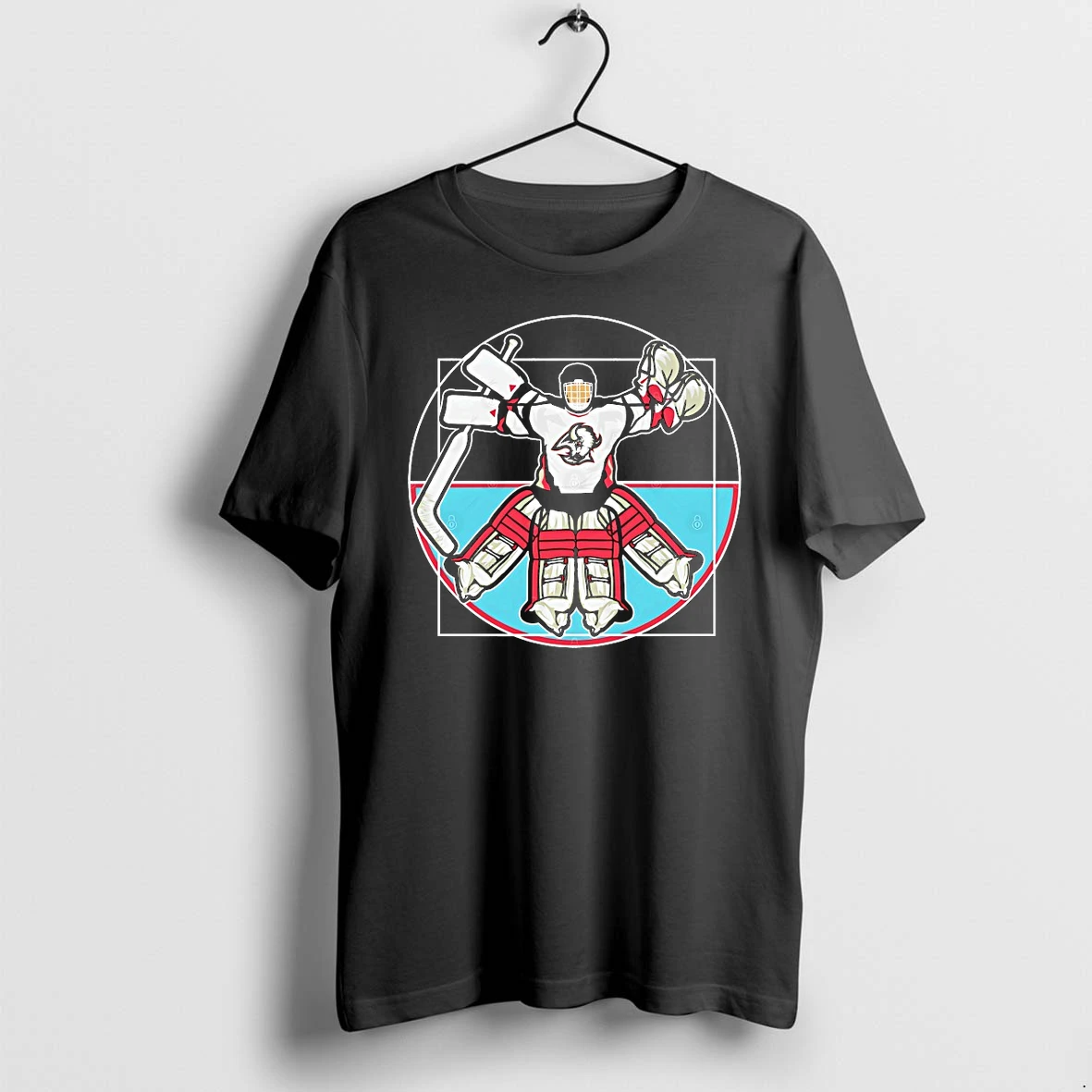 Officials Dominik Hasek Buffalo Sabres Vitruvian Man Leonardo Da Vinci T Shirt Sweater Hoodie