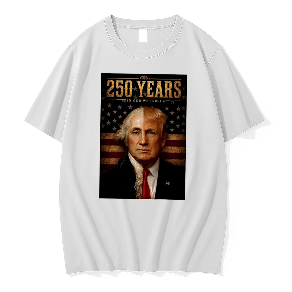 Officials Donald Trump And George Washington 250 Years In God Trust Tee Premium T Shirt Sweatshirt Hoodie
