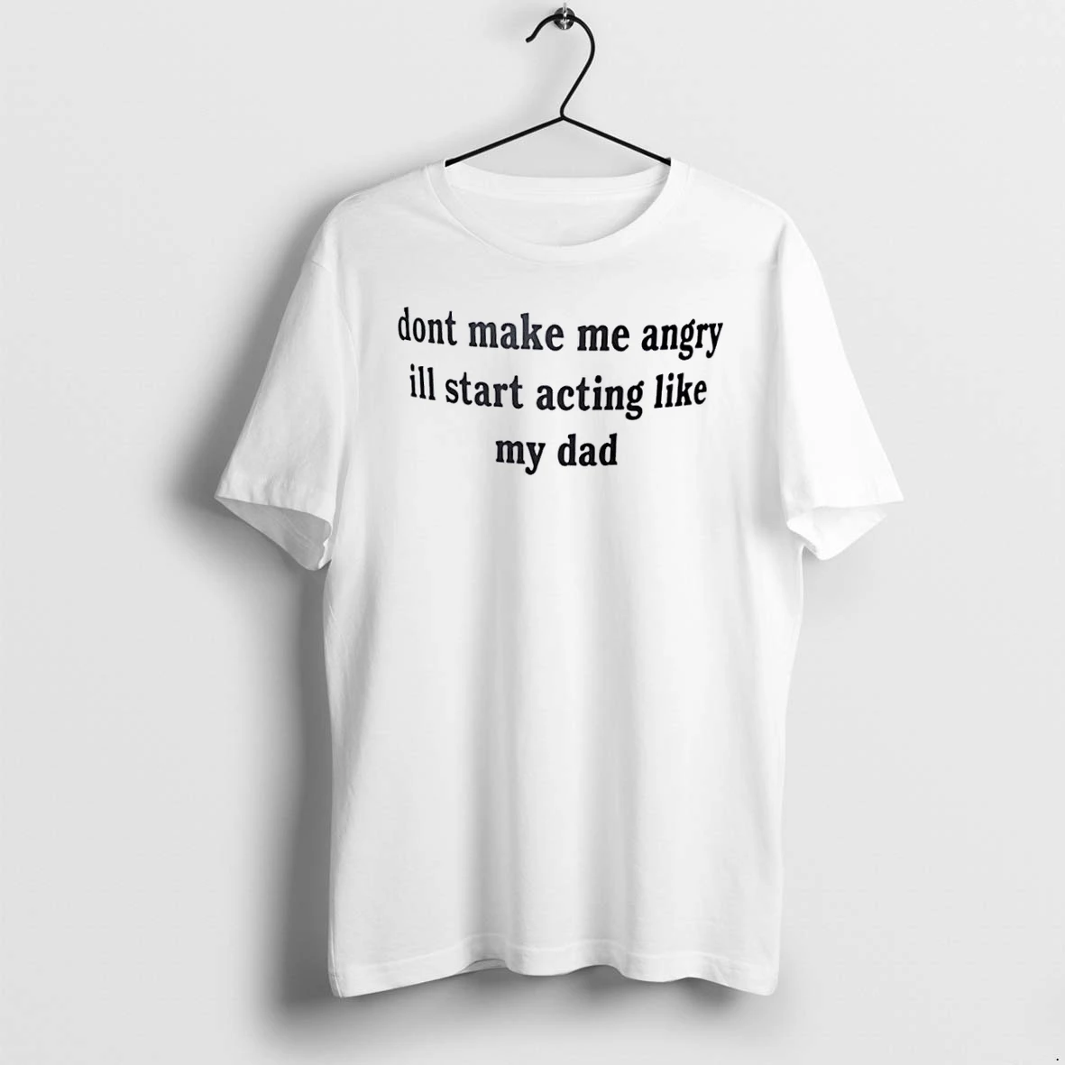 Officials Dont Make Me Angry Ill Start Acting Like My Dad White Womens T Shirt Sweater Hoodie