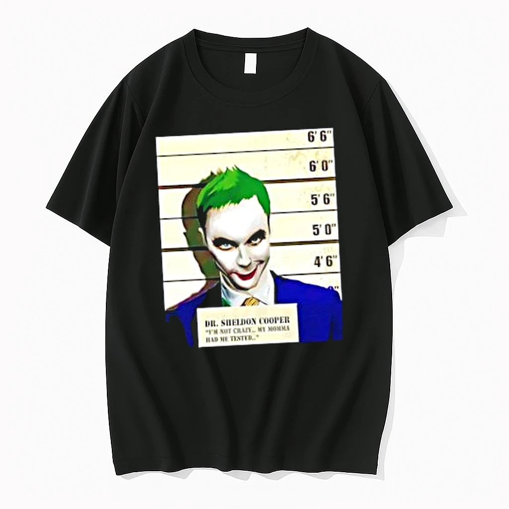 Officials Dr Sheldon Cooper Joker Mugshot Merch T Shirt Sweater Hoodie