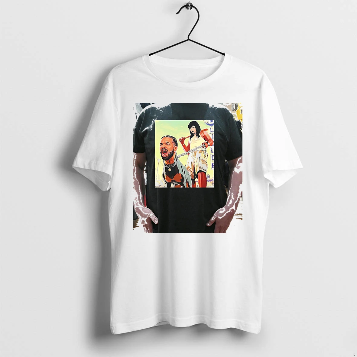 Officials Drake And Goth Girl Funny Illustration Premium T Shirt Sweatshirt Hoodie
